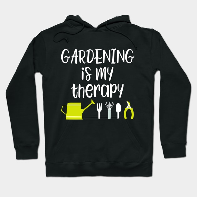 Gardening is my therapy Hoodie by kapotka